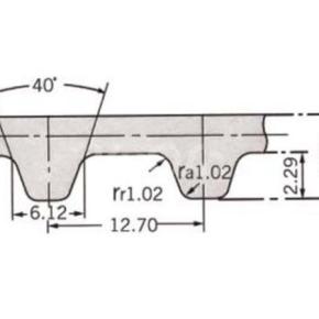 Rubber synchronous belt H